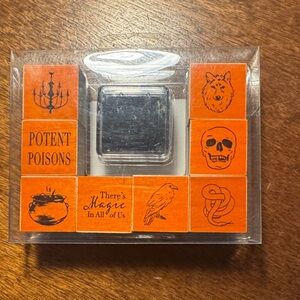 Recollections Halloween Stamp Set - Orange and Black